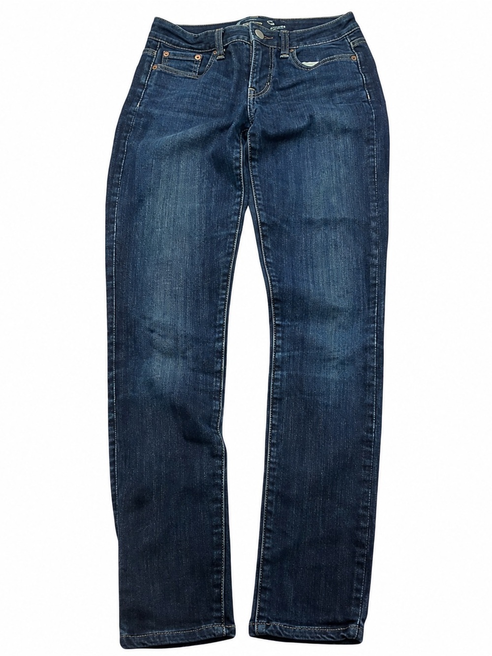 American Eagle Super Skinny Jeans Womens 0 Dark Wash Low Rise Stretch Denim